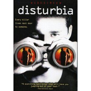 Disturbia DVD 2007 Widescreen Dreamworks Shia LaBeouf Carrie-Anne Moss